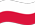 Flag of Poland Flat x25